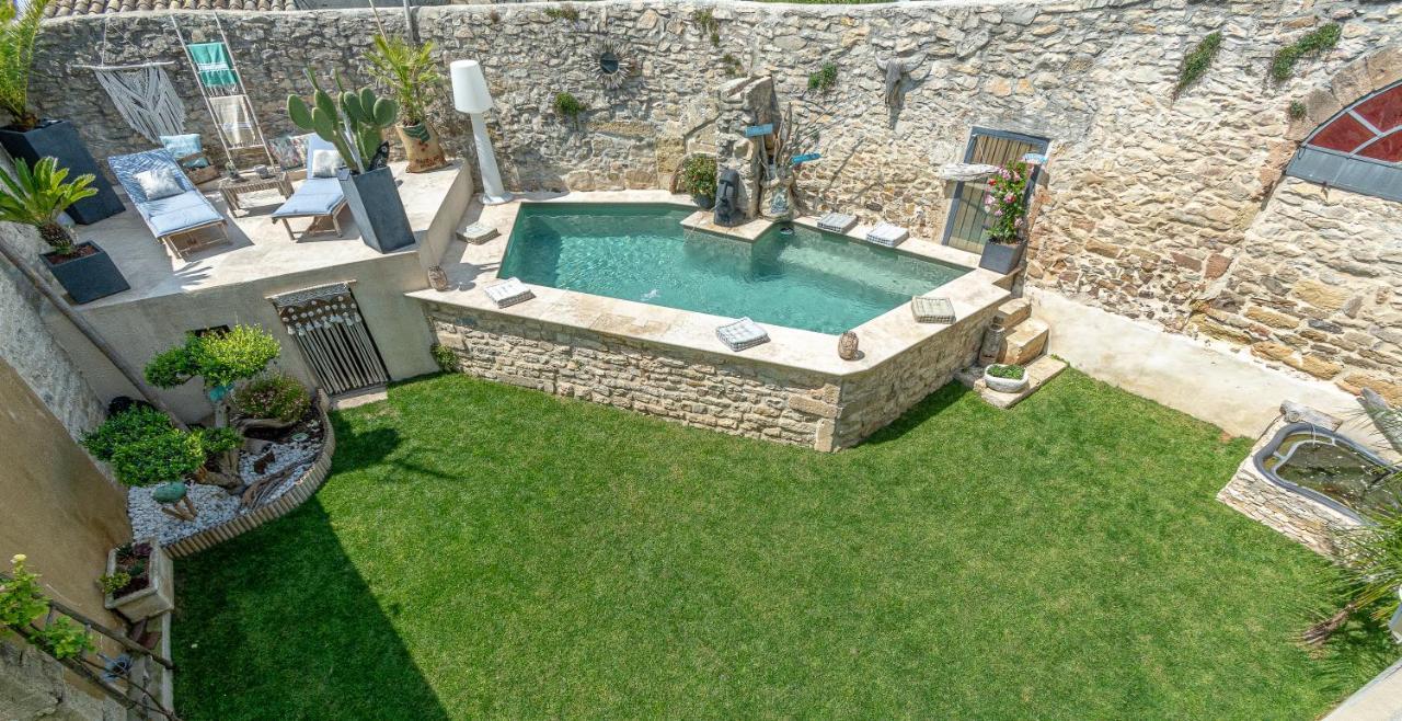 Le Baratier - Demeure De Charme Sauna & Piscine Calvisson Zewnętrze zdjęcie